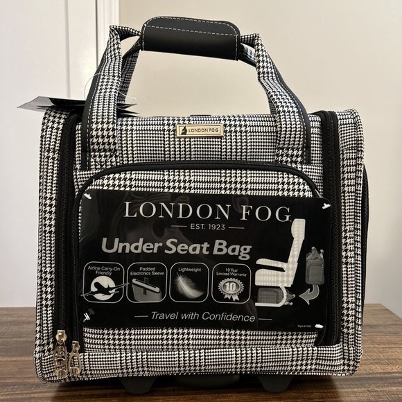 London Fog Bags London Fog Under Seat Bag Carry On Travel Luggage 5